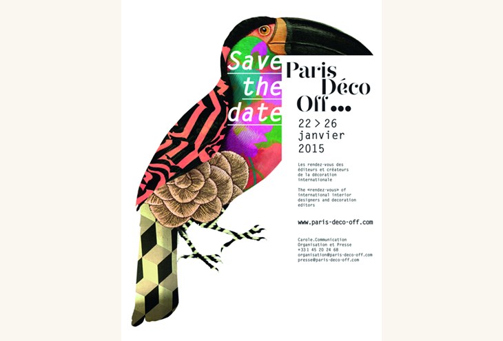 Η αφίσα της φετινής έκθεσης Paris Deco Off.